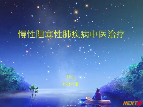 慢性阻塞性肺疾病中医治疗PPT课件