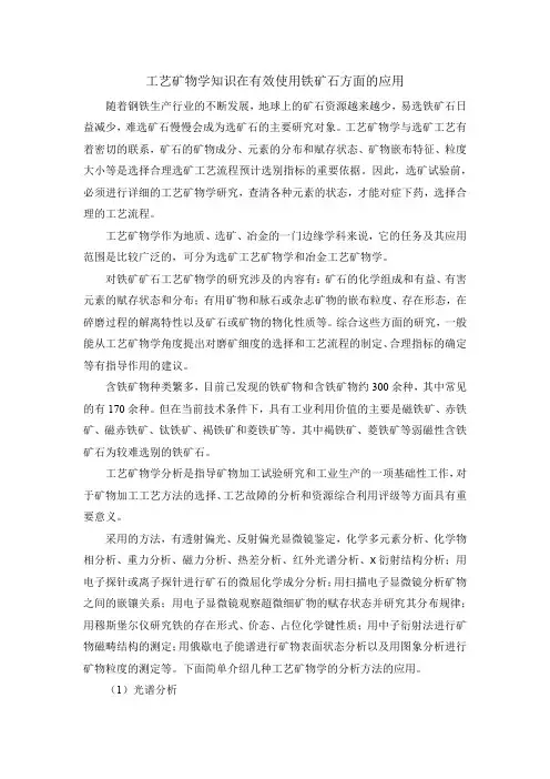 工艺矿物学