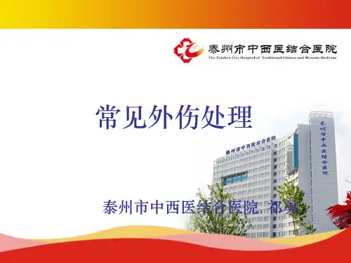 常见外伤处理ppt课件