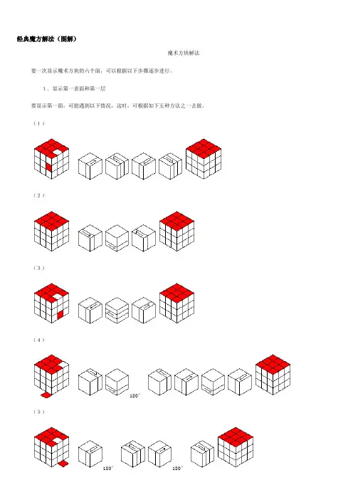 经典魔方解法(有图解)