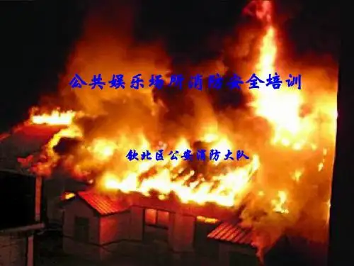 公共娱乐场所消防安全培训(ppt43张)