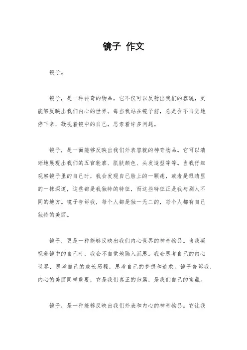 镜子  作文