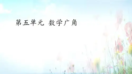 第五单元 数学广角六年级下学期数学同步课件(人教版) (共19张PPT)