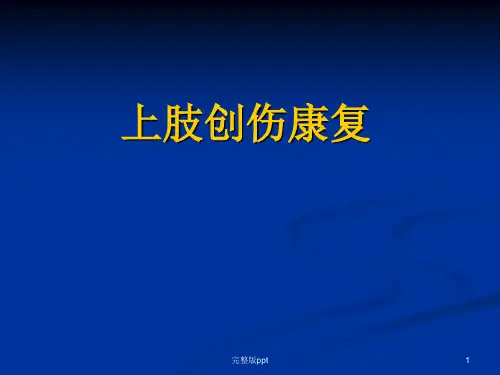 《上肢骨折康复》PPT课件