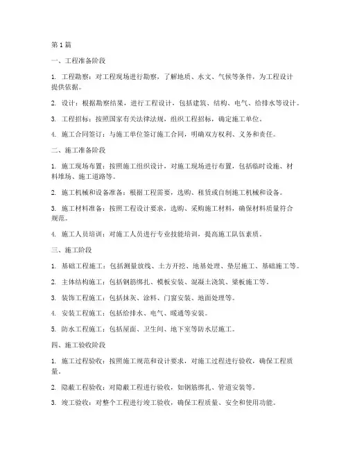 建筑工程施工程序_规范(3篇)