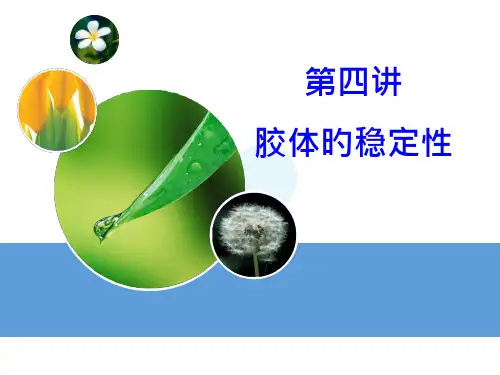 40_胶体的稳定性
