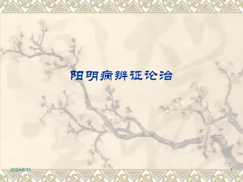 伤寒论阳明病篇