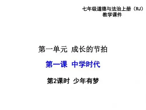 少年有梦-(共30张PPT)