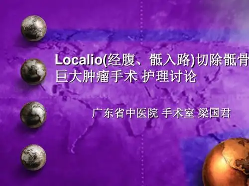 Localio(经腹、骶入路骶骨肿物切除术)
