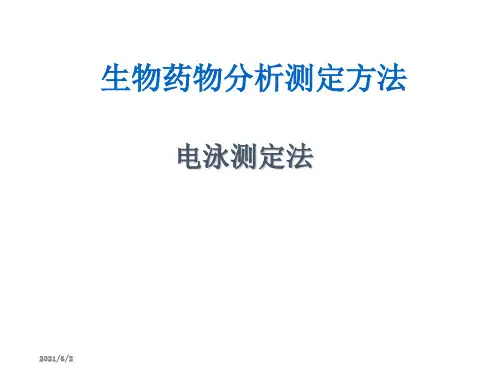 电泳测定法ppt课件