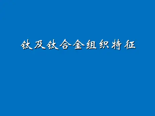 2钛及钛合金典型组织