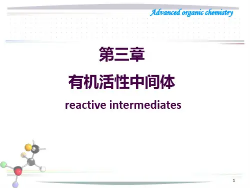 《有机活性中间体》PPT课件
