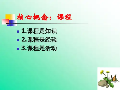 新课程的理念与创新