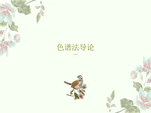 色谱法导论共36页PPT