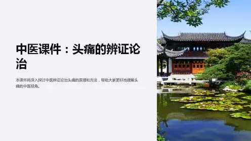 中医课件：头痛的辨证论治