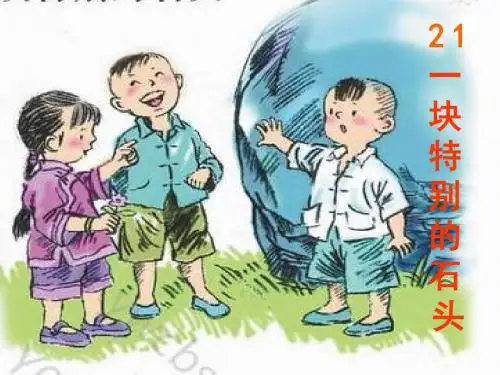 四年级上语文S《21.一块特别的石头》