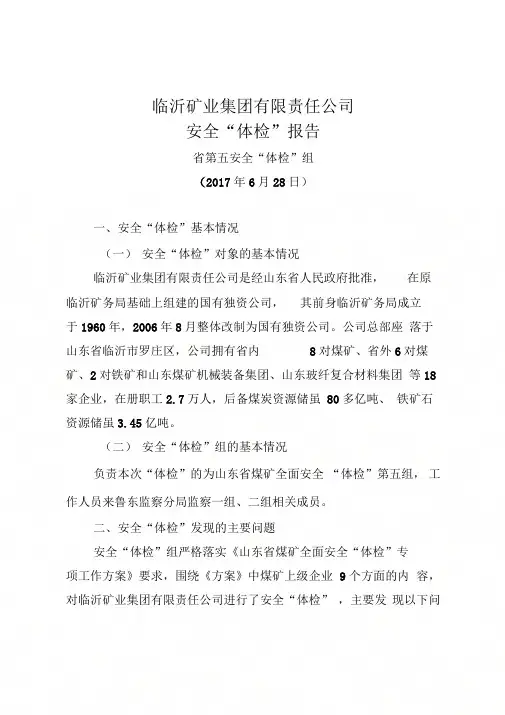 临沂矿业集团有限责任公司