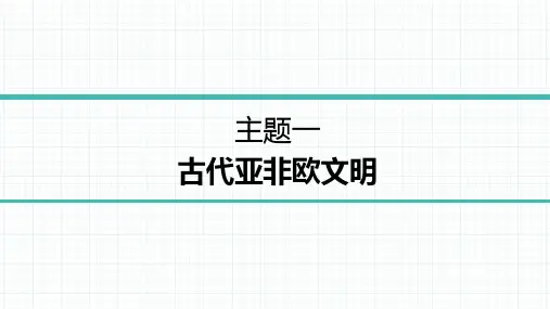 2023版中考历史总复习之世界古代史课件汇编