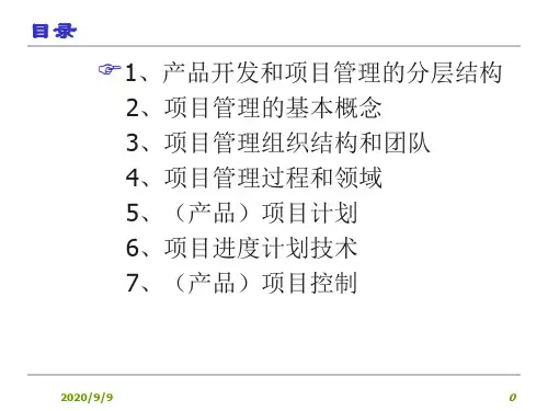 研发项目管理计划及控制(ppt 42页)