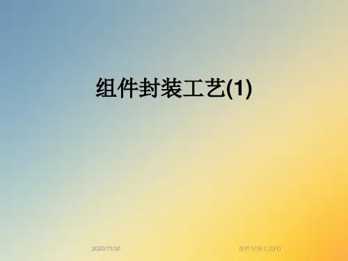 组件封装工艺(1)