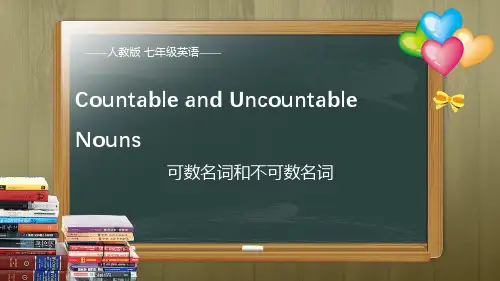 Unit10I'dlikesomenoodles可数名词和不可数名词的用法课件七年级下册