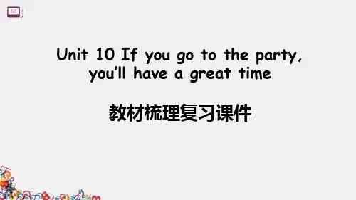 人教版英语八年级上册Unit10_教材梳理复习课件