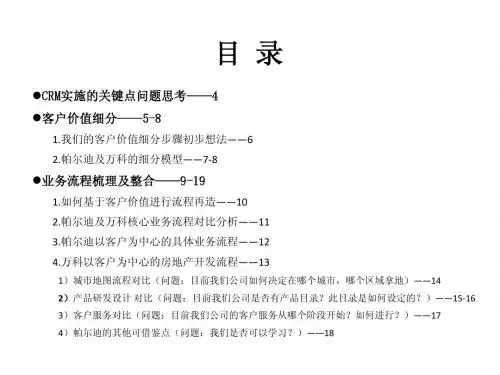 CRM-房地产客户关系管理