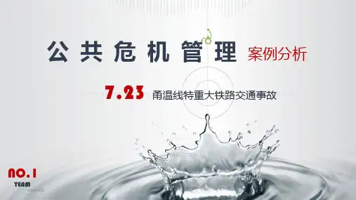 公共危机管理案例分析 PPT课件