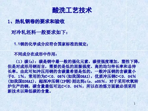 酸洗工艺
