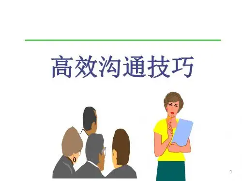 高效沟通技巧 PPT课件