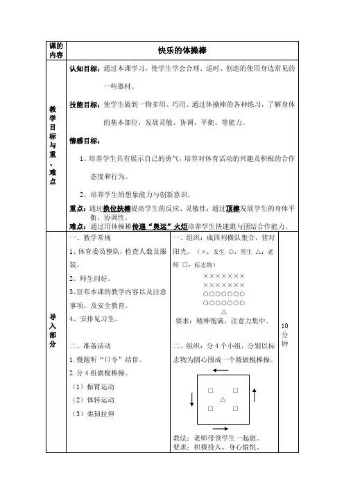 快乐的体操棒