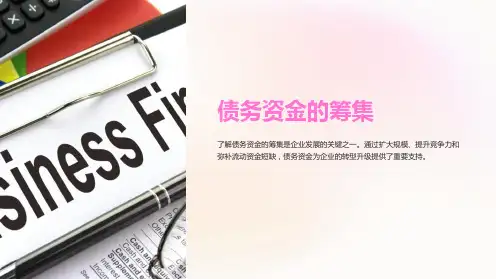 《债务资金的筹集》课件