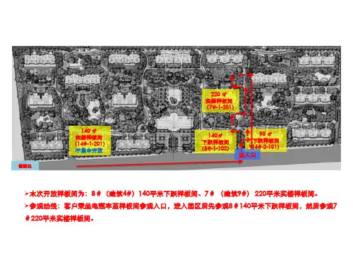 样板间参观动线