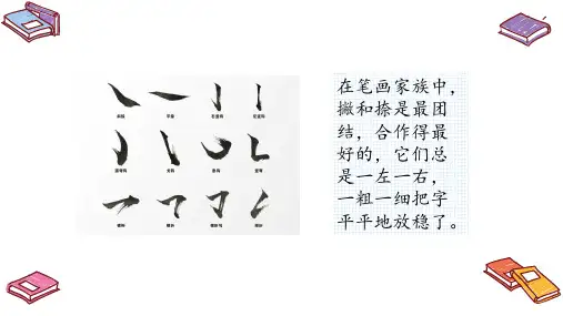 第2课时写字指导课左窄右宽带人字头的上下结构课件