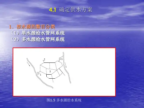 给水管网设计计算步骤