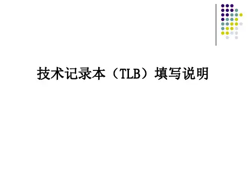 飞行记录本填写规范-(NXPowerLite)