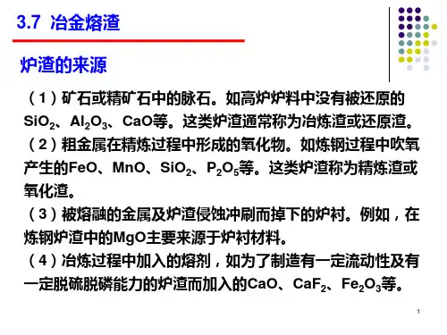 冶金炉渣
