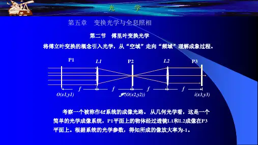 高二物理竞赛傅里叶变换光学课件
