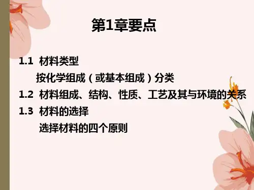 材料科学与工程总复习