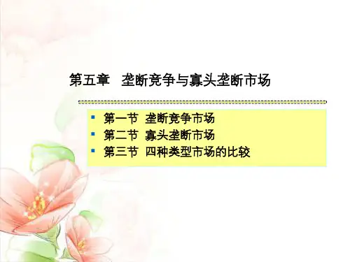 垄断竞争市场案例分析