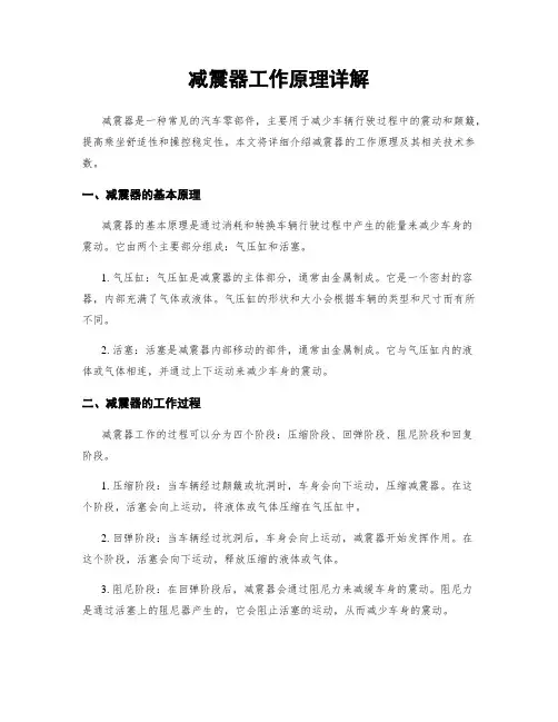 减震器工作原理详解