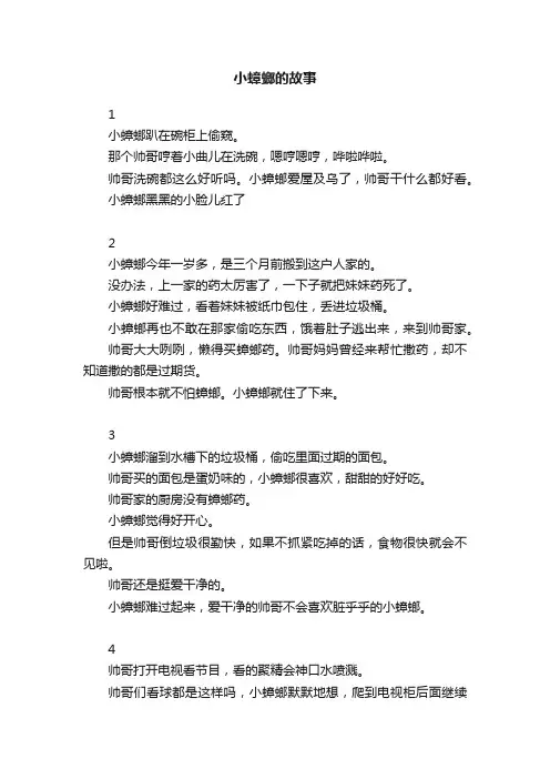 小蟑螂的故事