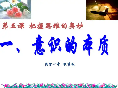 人教版《意识的本质》PPT课件