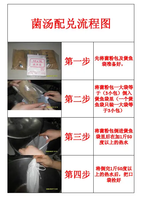 火锅店 菌汤包配制流程