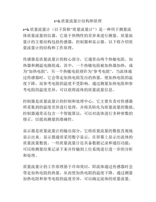 e+h质量流量计结构和原理