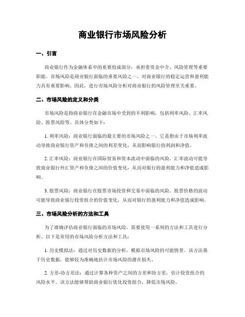 商业银行市场风险分析