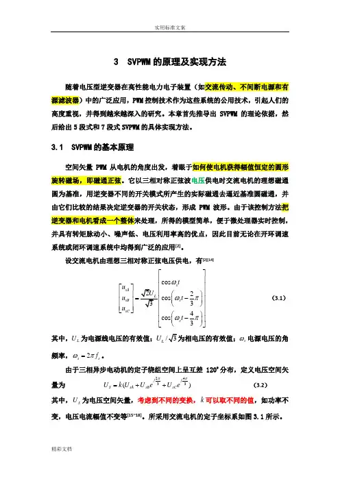 SVPWM算法详解(已标注重点)