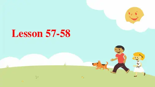 新概念英语第一册 57-58课
