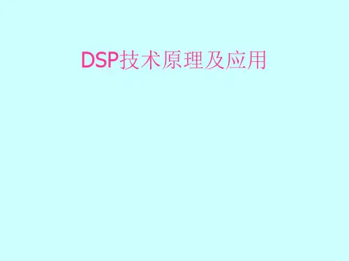 DSP技术原理及应用(课件)