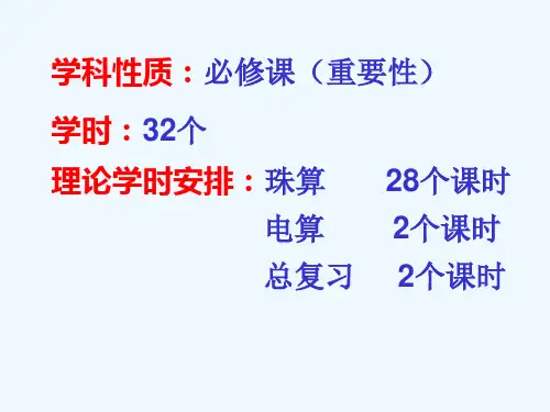 珠算基础知识